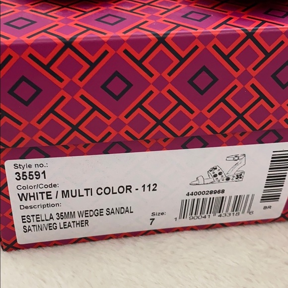 NWT Tory Burch Estella embellished short heel sandals - Picture 7 of 7